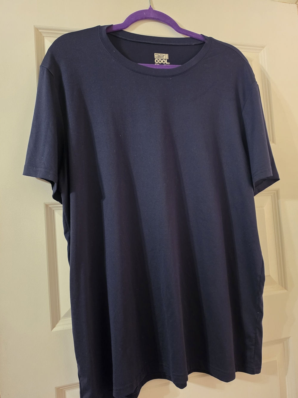 Cool by 32 Degrees Men's Navy Short-Sleeve Crew Tee